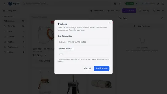 BigPOS screenshot