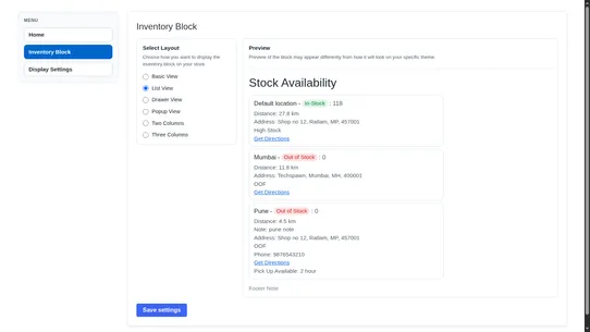Multiloca Stock Info screenshot