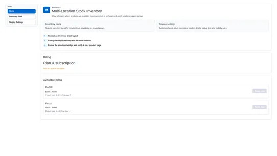 Multiloca Stock Info screenshot