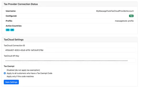 TaxCloud Integration (US and Canada) by Lantera screenshot