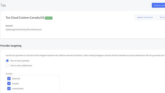 TaxCloud Integration (US and Canada) by Lantera screenshot