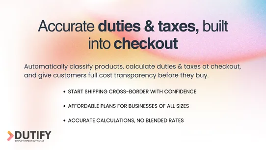 Dutify - Duty & Tax screenshot