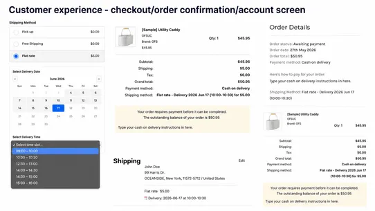 Delivery & Store Pickup Scheduler by Lantera screenshot