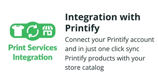 Integration with Printify: Drop Shipping & Custom Printing Service screenshot