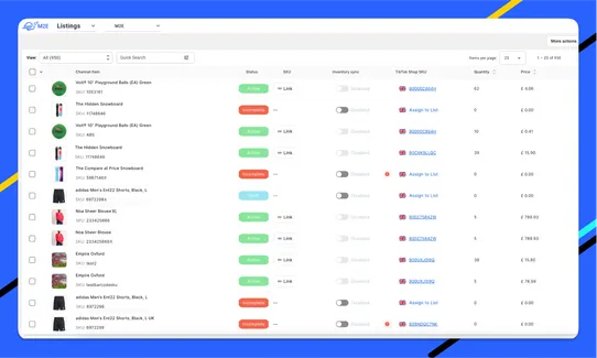 M2E Multichannel Connect screenshot