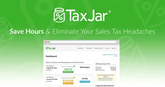 TaxJar: Automated Sales Tax Reports screenshot