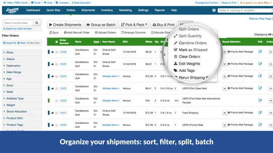 ShippingEasy: Shipping, Inventory and Customer Marketing screenshot