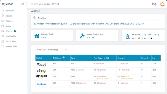 Sync2Sell screenshot