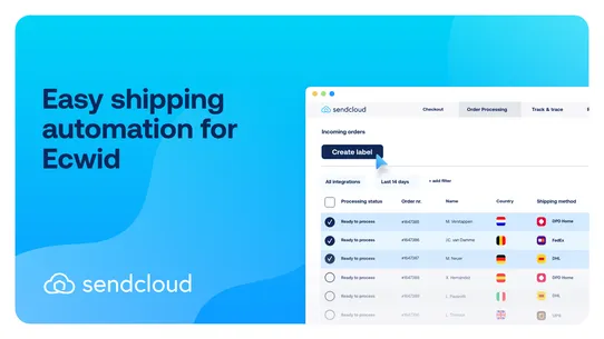 Sendcloud: The shipping software for ecommerce screenshot