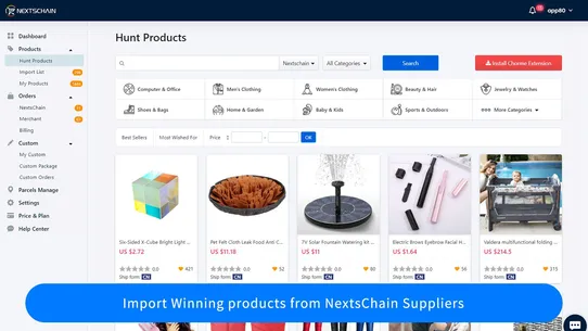 ScaleOrder (ex. NextsChain): Dropshipping Supplier & Order Fulfillment screenshot