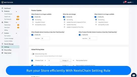 ScaleOrder (ex. NextsChain): Dropshipping Supplier & Order Fulfillment screenshot