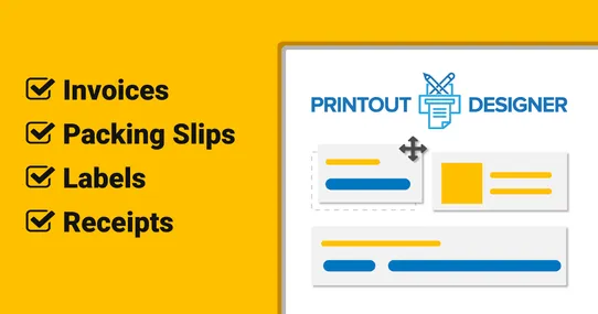 Printout Designer: Create Invoices, Packing Slips and Labels screenshot