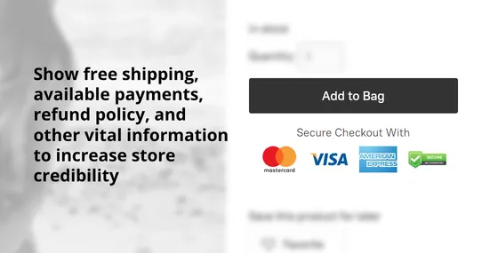 Trust Badges & Payment Icons: Boost Shop Credibility screenshot