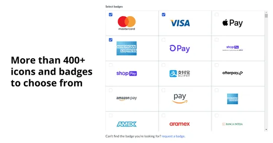 Trust Badges & Payment Icons: Boost Shop Credibility screenshot