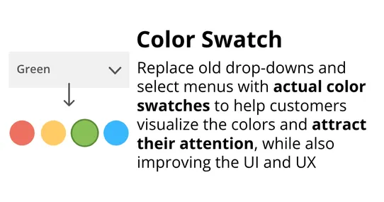 Color Swatch: Transform Boring Dropdowns into Vibrant Color Selections screenshot