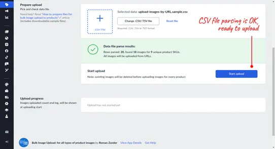 Bulk Image Upload: for all types of product images screenshot