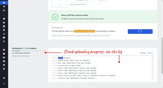 Bulk Image Upload: for all types of product images screenshot