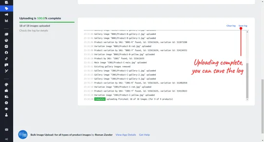 Bulk Image Upload: for all types of product images screenshot