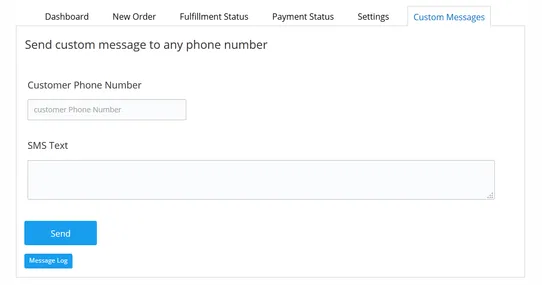 SMS Order Notifications via Twilio screenshot