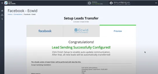 SaveMyLeads: Facebook Lead Ads Notifications screenshot