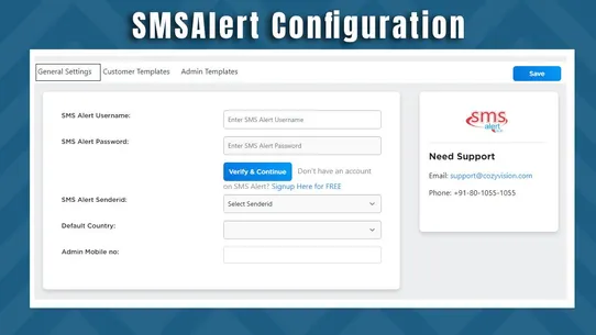 SMS Alert Order Notifications screenshot