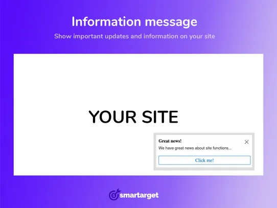 Smartarget - Information Message screenshot