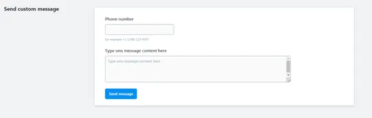 SMS Order Notifications via Twilio, Vonage, CM.com, SMSC.RU screenshot