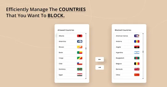 Easy Country Blocker screenshot