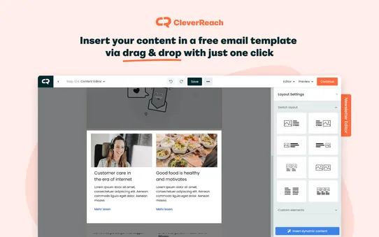 CleverReach®: Newsletter Marketing App screenshot