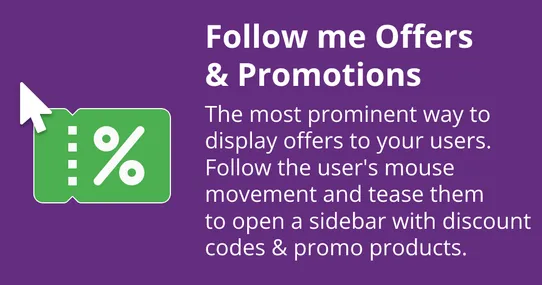 Flash Offers: Promotions That Follow the Customer's Mouse screenshot