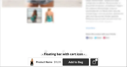 Sticky 'Add to Cart' Button screenshot