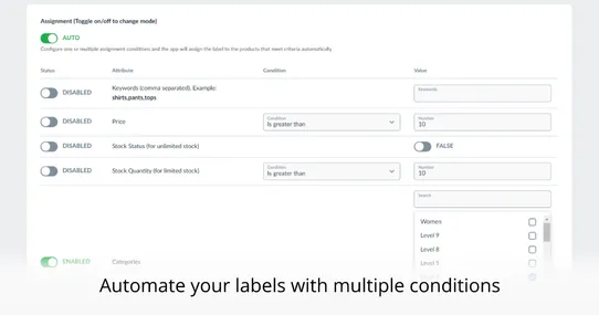 Automated Product Labels & Badges: Animated Product Labels in minutes screenshot