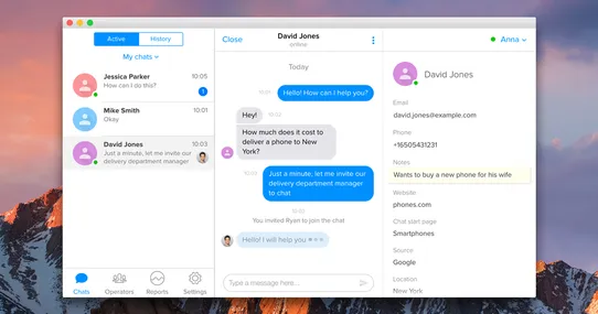 Chaport: Live Chat & Chatbots screenshot