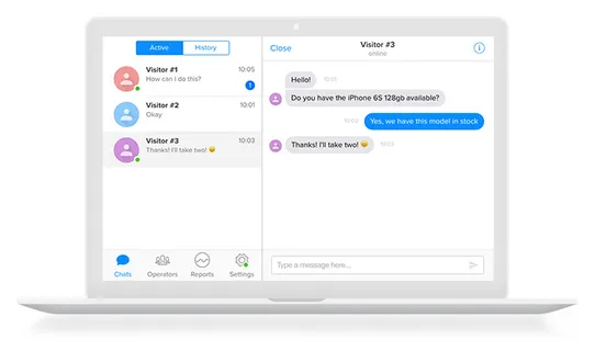 Chaport: Live Chat & Chatbots screenshot