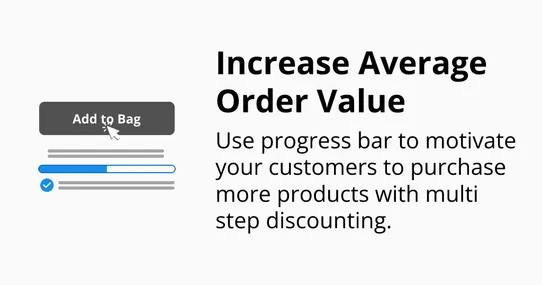 AOV Progress Bar: Encourage Customers to Buy More screenshot