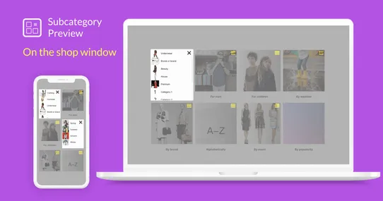Subcategory preview: Improves the User Experience of the Category Block screenshot