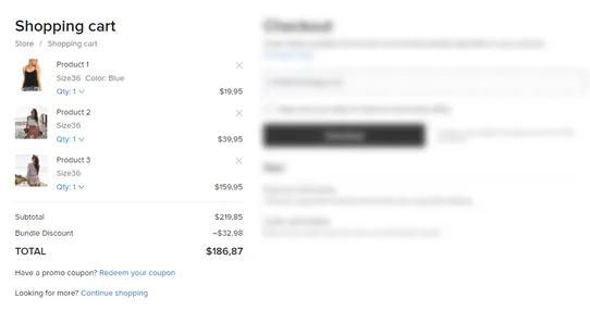 Upsell & Cross-Sell Product Bundles: Frequently Bought Together and More screenshot