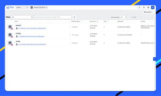 M2E Multi-Channel Fulfillment by Amazon (MCF FBA) screenshot