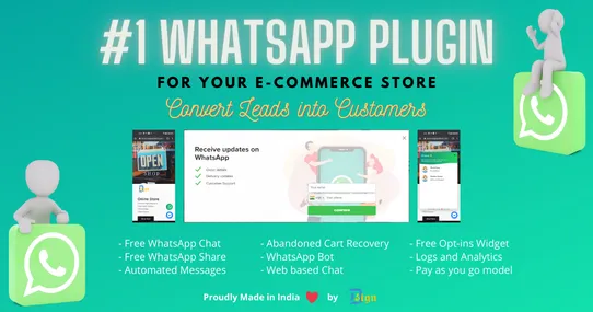 WhatsApp Plugin: Free chat, share and opt-in widget screenshot