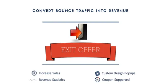 Exit Offer: Show Offers to Exiting Visitors screenshot