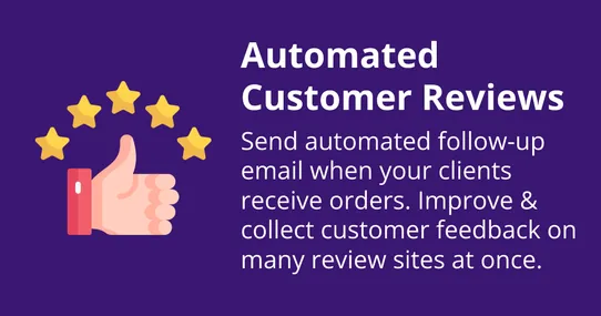 Automated Customer Reviews: Boost Google reviews, Facebook reviews, Yelp & more screenshot