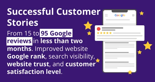 Automated Customer Reviews: Boost Google reviews, Facebook reviews, Yelp & more screenshot