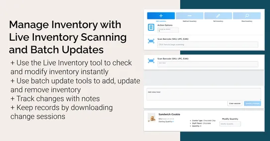 Barcode Inventory Management screenshot