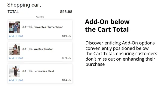 Product Add-on Genius: Elevate Your Cart Experience with Versatile Add-ons screenshot