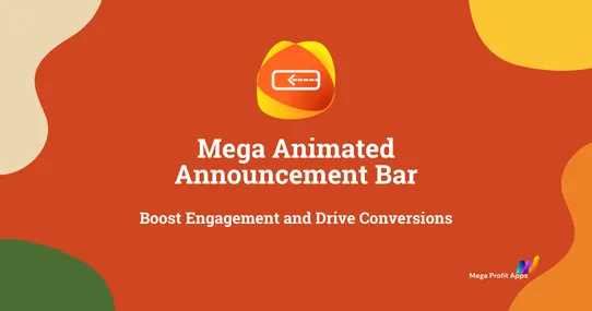 Mega Animated Announcement Bar screenshot