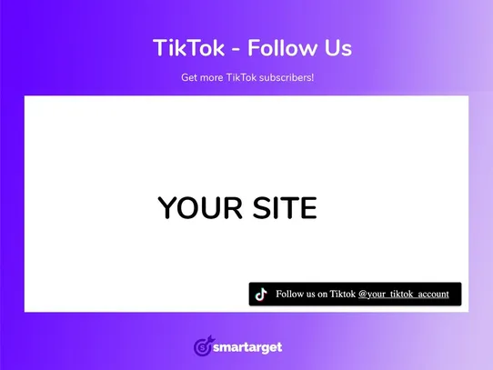 Smartarget TikTok - Follow Us screenshot