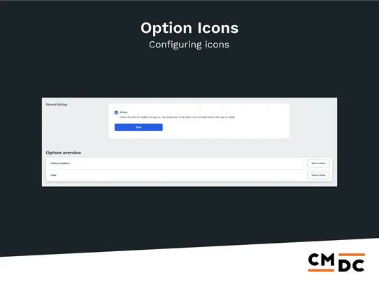 Option Icons screenshot