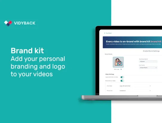 VidyBack: Video Ads for Social Media screenshot