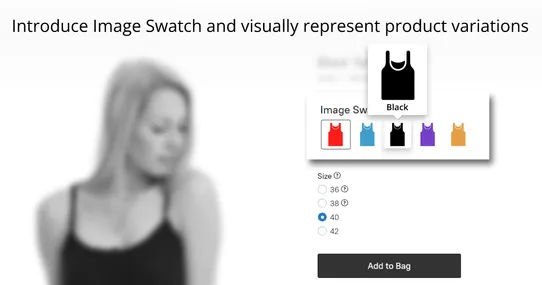 Advanced Product Options: Dependable Options, Color/Image Swatch, Option Descriptions, and more screenshot