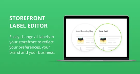 Storefront Label Editor screenshot